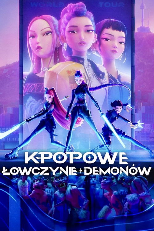 K-popowe łowczynie demonów - Plakat